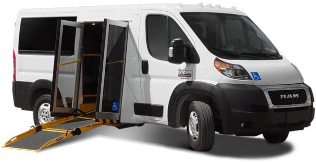 Side Entry Ram Promaster P3 Accessible Mobility Van