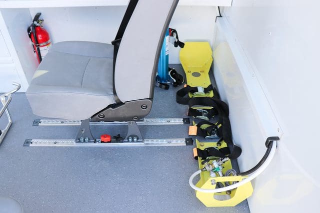 M Series oxygen tank storage