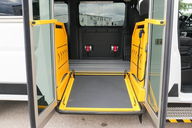 Optional INQLINE ASSIST to help load wheelchairs