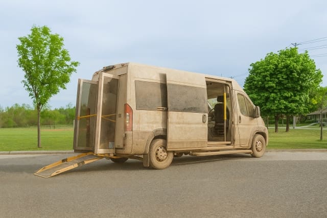 Dusty Wheelchair Accessible Van